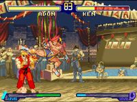 une photo d'Ã©cran de Street Fighter Alpha 2 sur Nintendo Super Nes